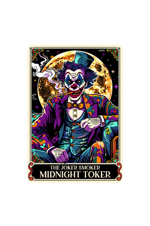 The Joker, smoker, Midnight Toker Tarot Unisex T-shirt | Unfiltered - Unfiltered