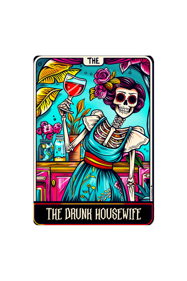 The Drunk Housewife Tarot T-shirt in Unisex fit | Unfiltered - Unfiltered