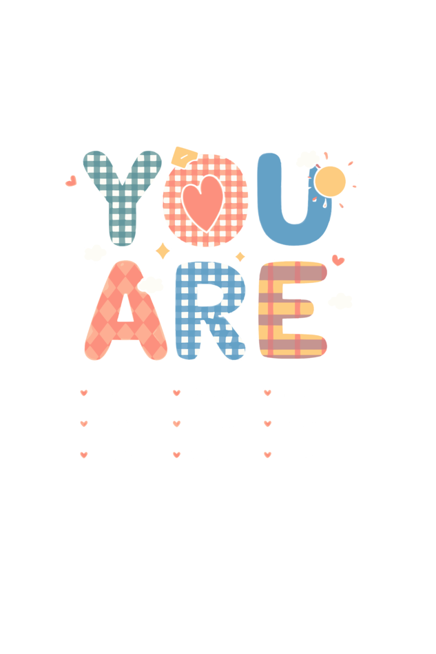 You are enough, loved, worthy, blessed- Unisex Hoodie | Unfiltered - Unfiltered