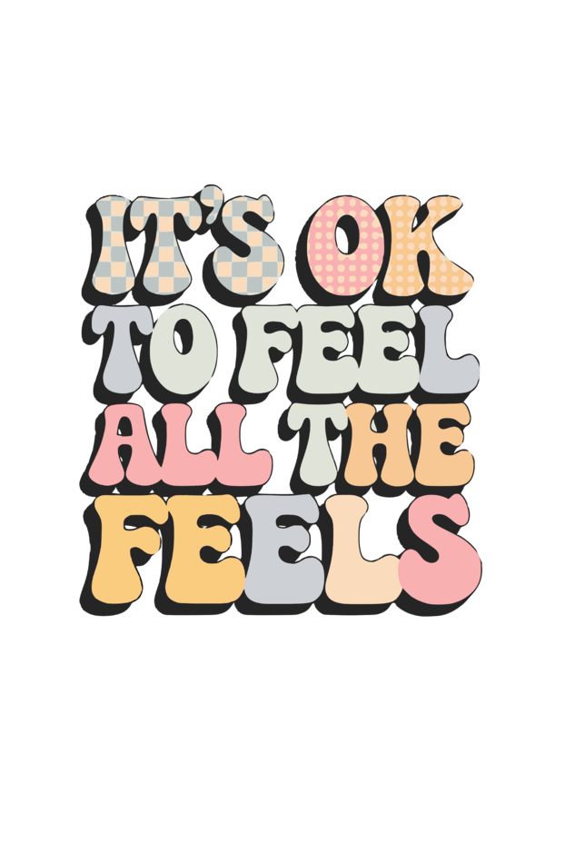 Its Ok to feel all the feels Unisex Hoodie | Unfiltered - Unfiltered
