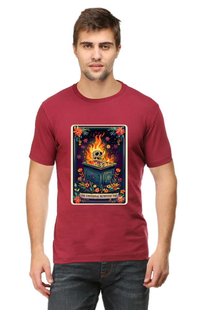 The Emotional Dumpster Tarot Card Unisex T-shirt - Unfiltered