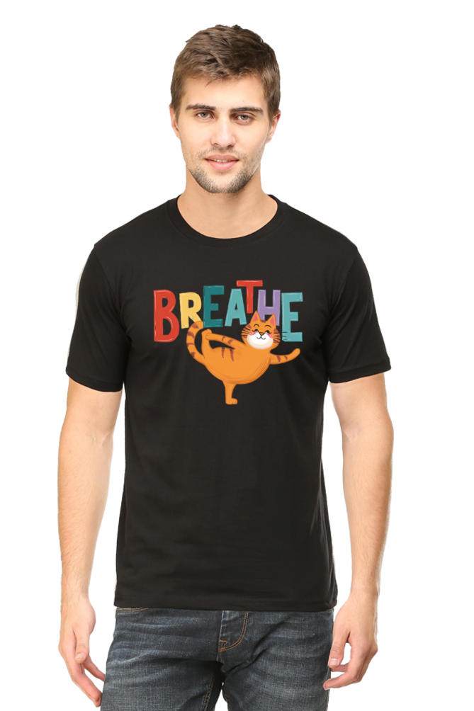 Breathe Kawaii Cat Unisex T-Shirt | Unfiltered - Unfiltered