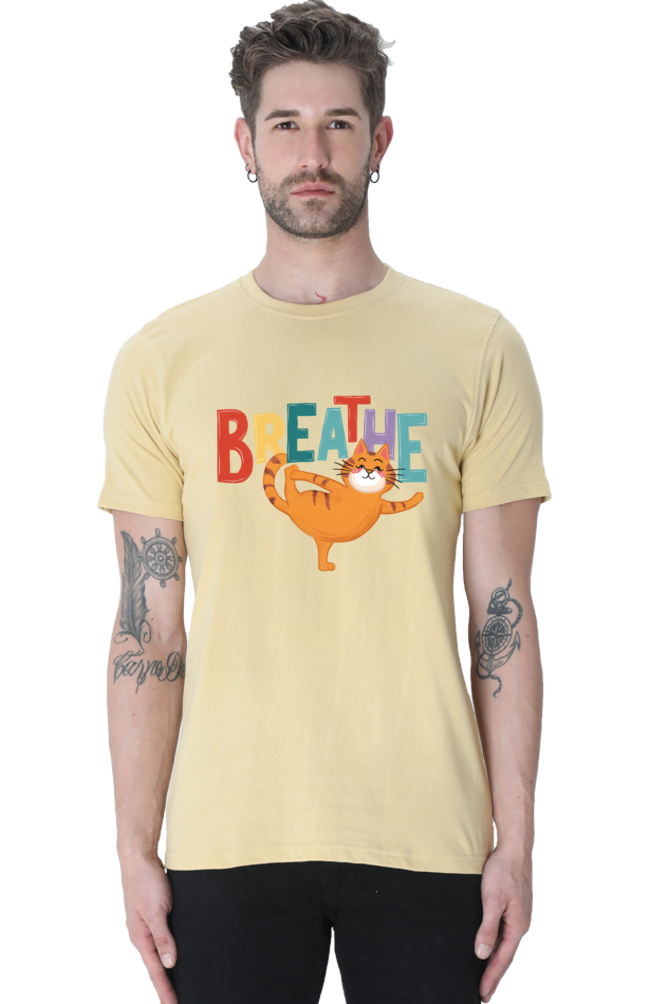 Breathe Kawaii Cat Unisex T-Shirt | Unfiltered - Unfiltered