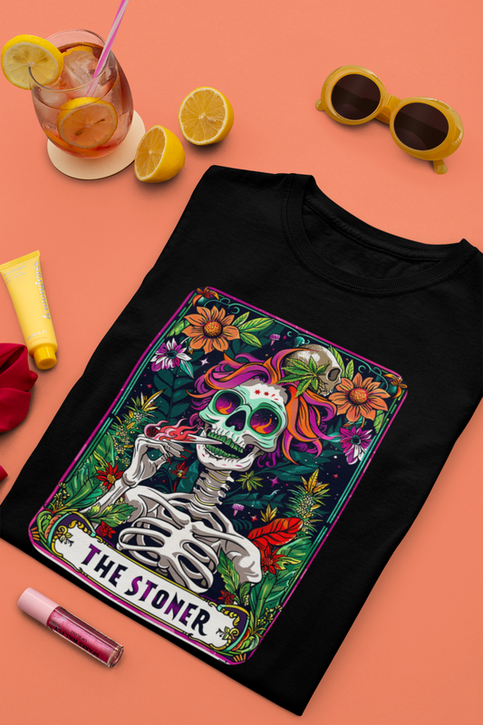 The Stoner Tarot Card Unisex T-shirt| Unfiltered - Unfiltered