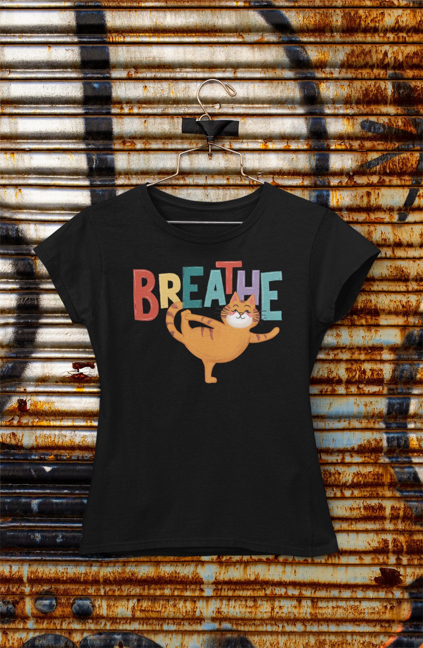 Breathe Kawaii Cat Unisex T-Shirt | Unfiltered - Unfiltered