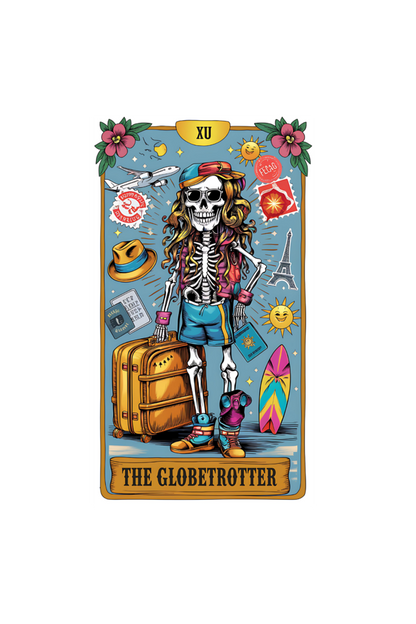 The Globe Trotter Female Tarot Card Unisex T-Shirt| Unfiltered