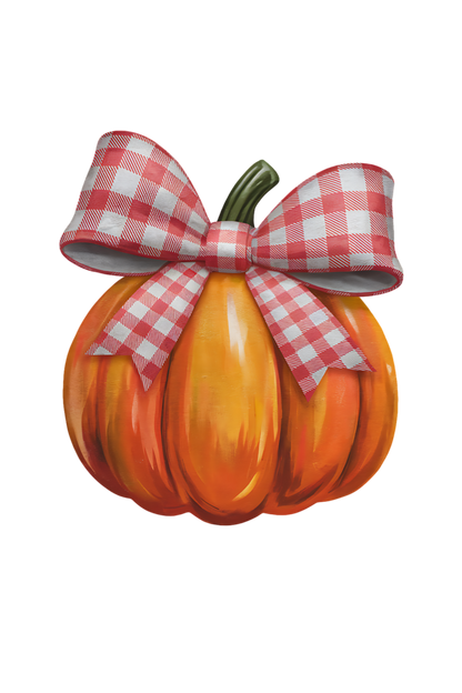 Pumpkin Halloween Gingham T-shirt for women | Unfiltered