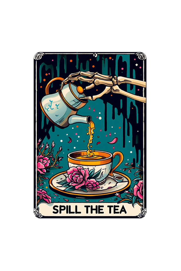 Spill the Tea Unisex Tarot Tee | Unfiltered