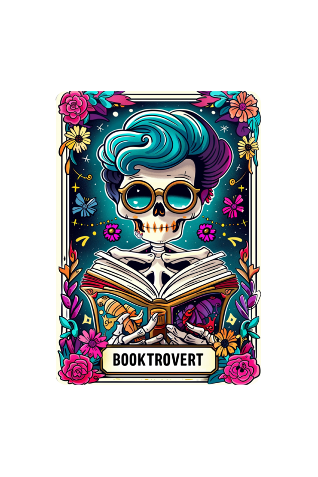 The Booktrovert Tarot Design Unisex T-Shirt | Unfiltered