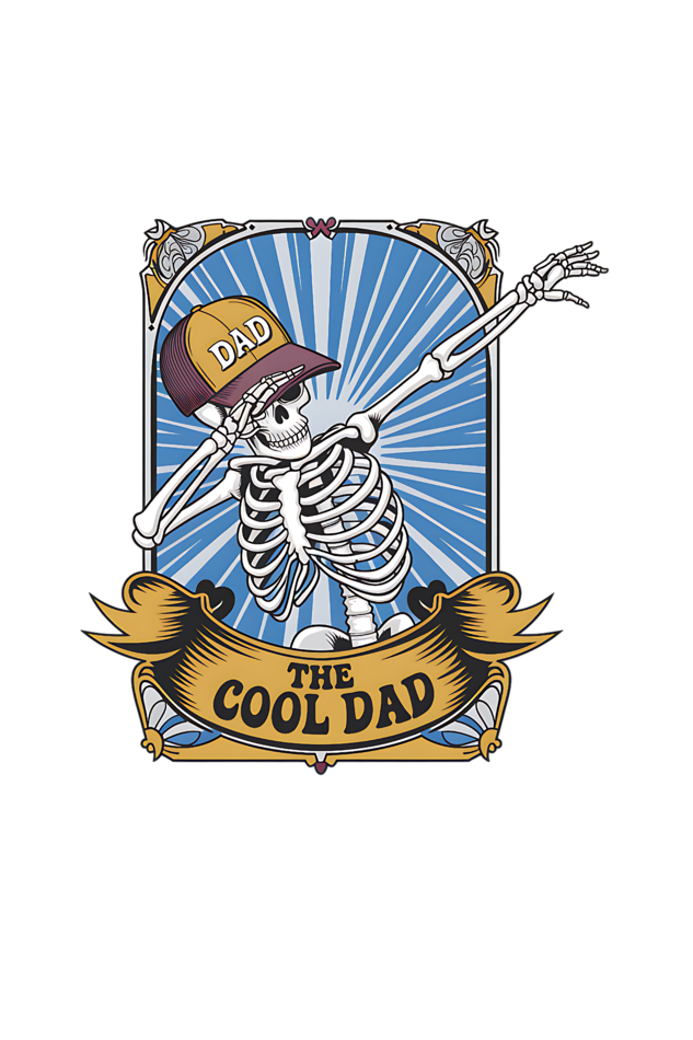 Cool Dad Skeleton Tarot T-Shirt| Unfiltered