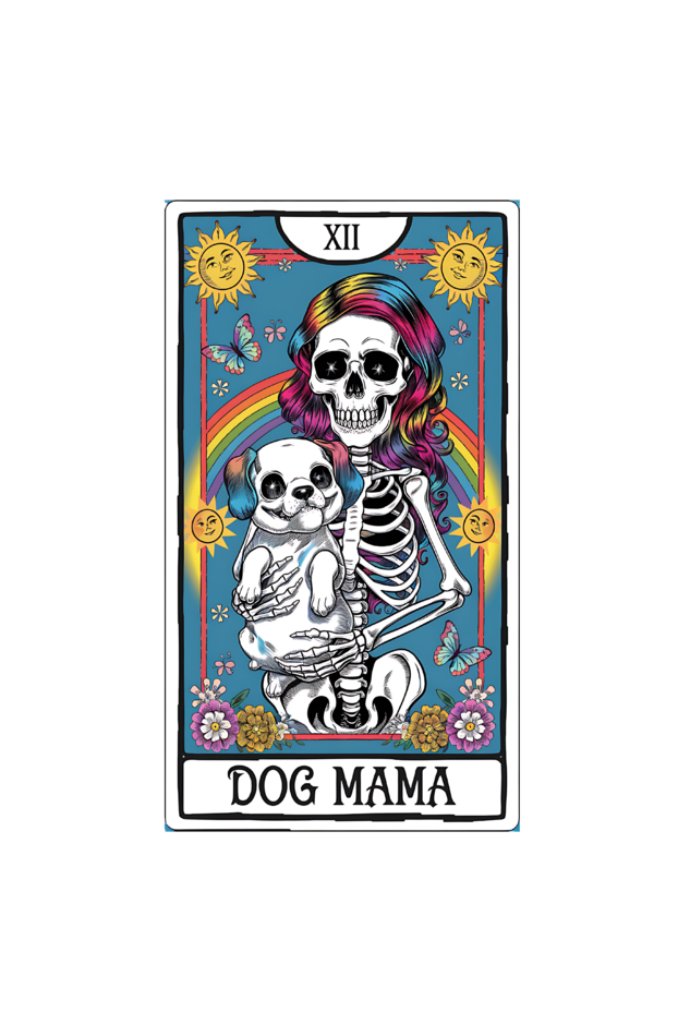 The Dog Mom Tarot Design Inspired T-Shirt for Women | Unfiltered - Unfiltered