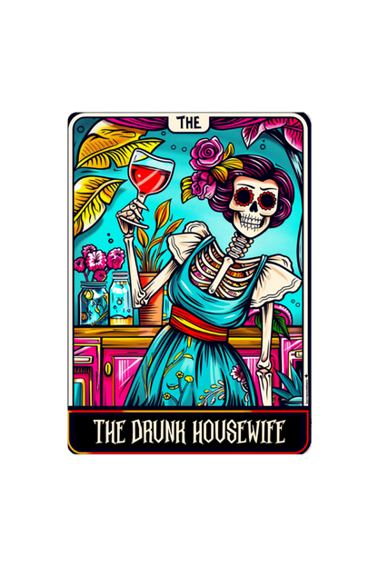 The Drunk Housewife Tarot T-shirt in Unisex fit | Unfiltered