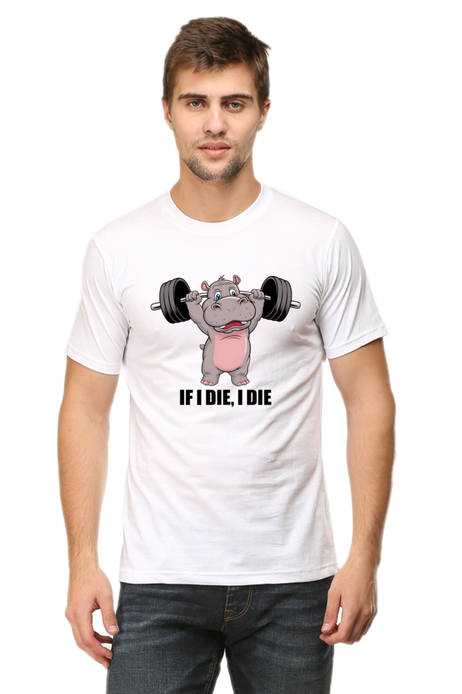 Mudeng , I die if I die Unisex workout T-shirt| Unfiltered