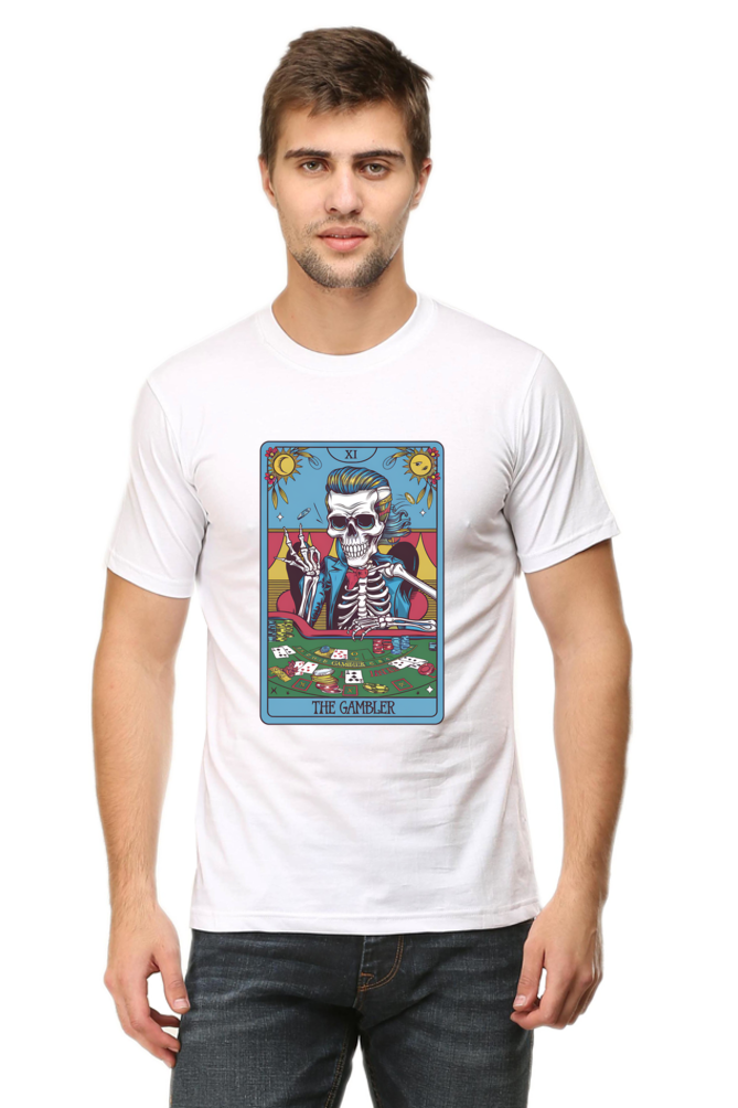 The gambler Skeleton Tarot inspired Unisex T-Shirt | Unfiltered