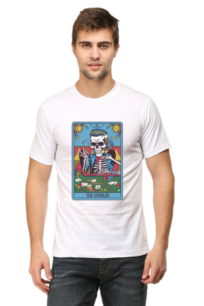 The gambler Skeleton Tarot inspired Unisex T-Shirt | Unfiltered