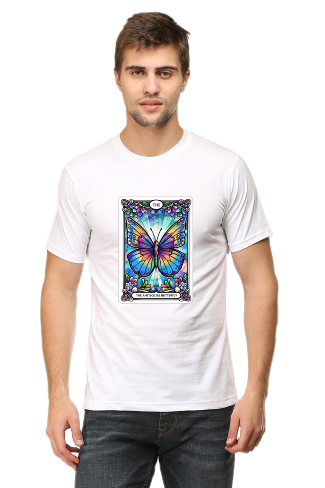 The Anti-social Butterfly Unisex Tarot T-shirt | Unfiltered