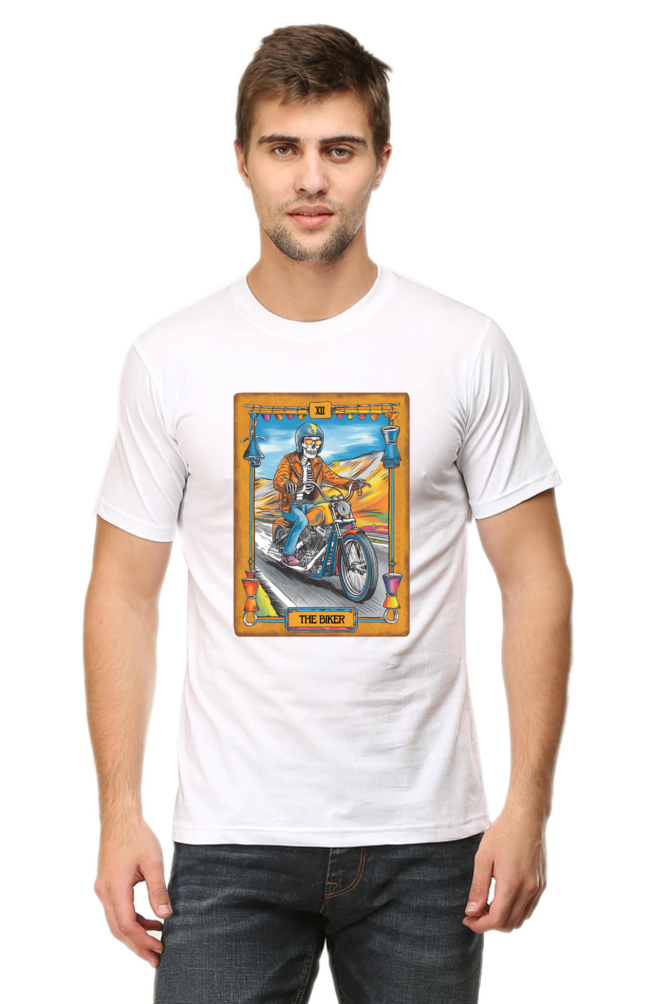 The Biker Skeleton Tarot T-Shirt Unisex | Unfiltered