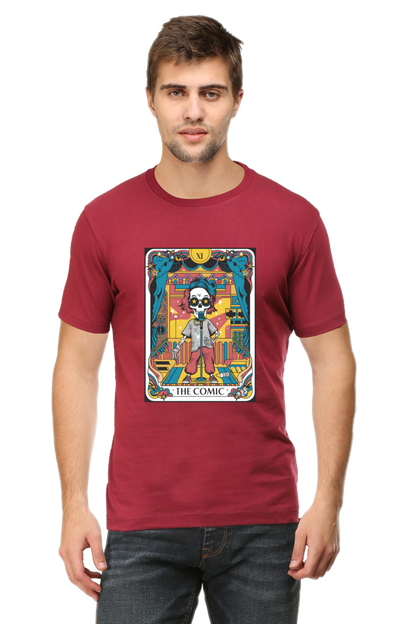 The Comic Skeleton Tarot Design Unisex T-Shirt| Unfiltered