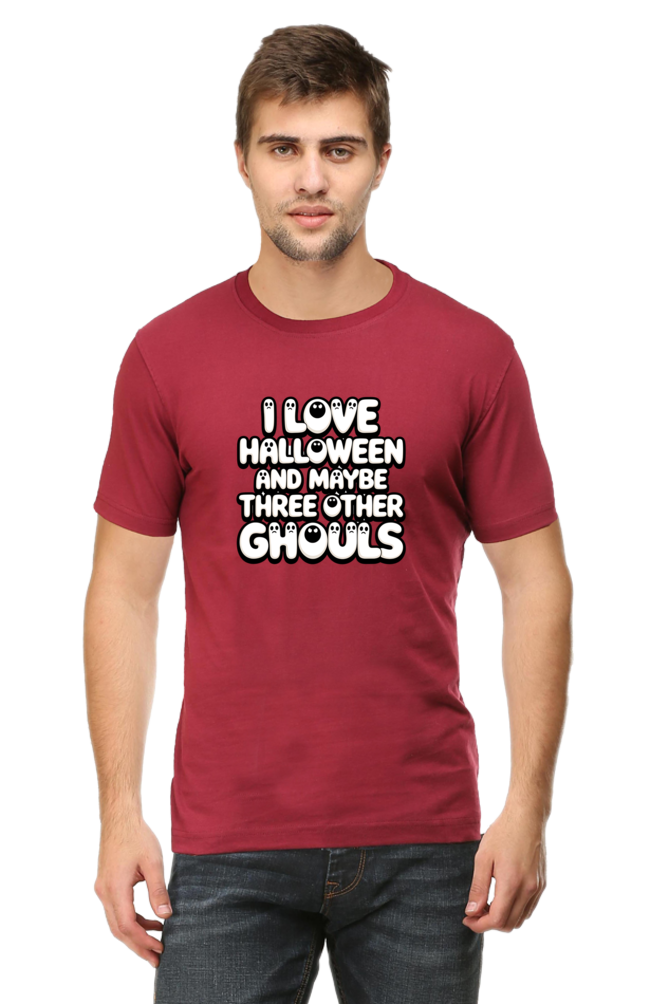 I love Halloween & May be three other ghouls Unisex T-Shirt| Unfiltered