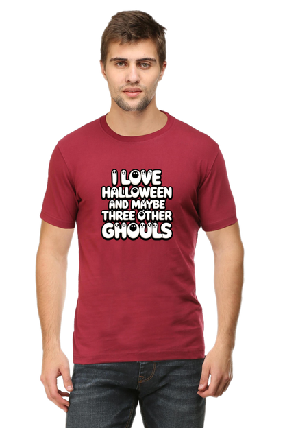 I love Halloween & May be three other ghouls Unisex T-Shirt| Unfiltered