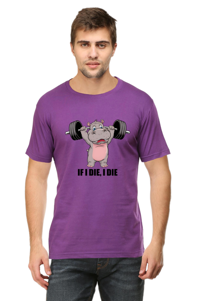 Mudeng , I die if I die Unisex workout T-shirt| Unfiltered