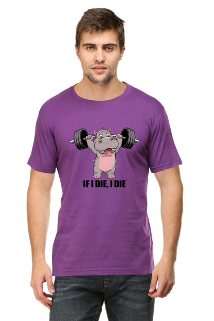 Mudeng , I die if I die Unisex workout T-shirt| Unfiltered