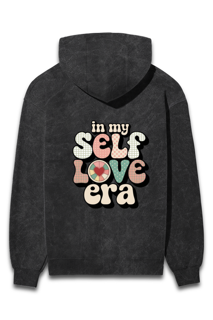 In my self love Era (Back) & heart design (on left pocket area ) Unisex Hoodie | Unfiltered