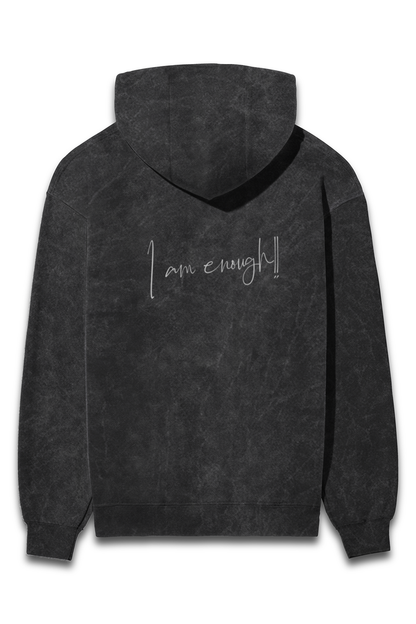 I am Enough Unisex Hoodie (Back & Pocket Design) | Unfiltered