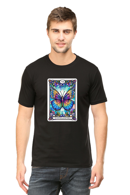 The Anti-social Butterfly Unisex Tarot T-shirt | Unfiltered