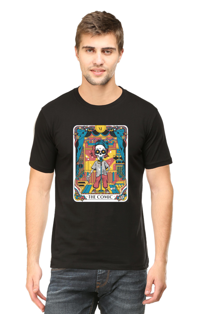 The Comic Skeleton Tarot Design Unisex T-Shirt| Unfiltered