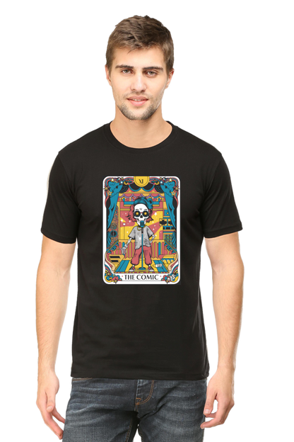 The Comic Skeleton Tarot Design Unisex T-Shirt| Unfiltered