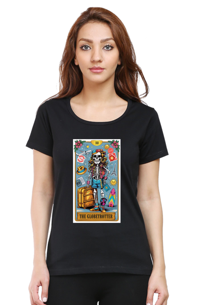 The Globe Trotter Female Tarot Card Unisex T-Shirt| Unfiltered