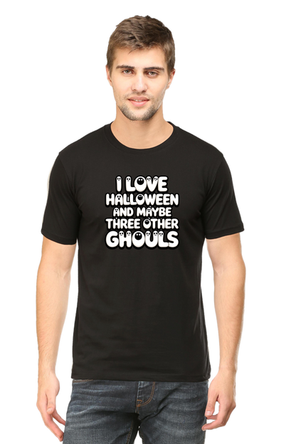 I love Halloween & May be three other ghouls Unisex T-Shirt| Unfiltered