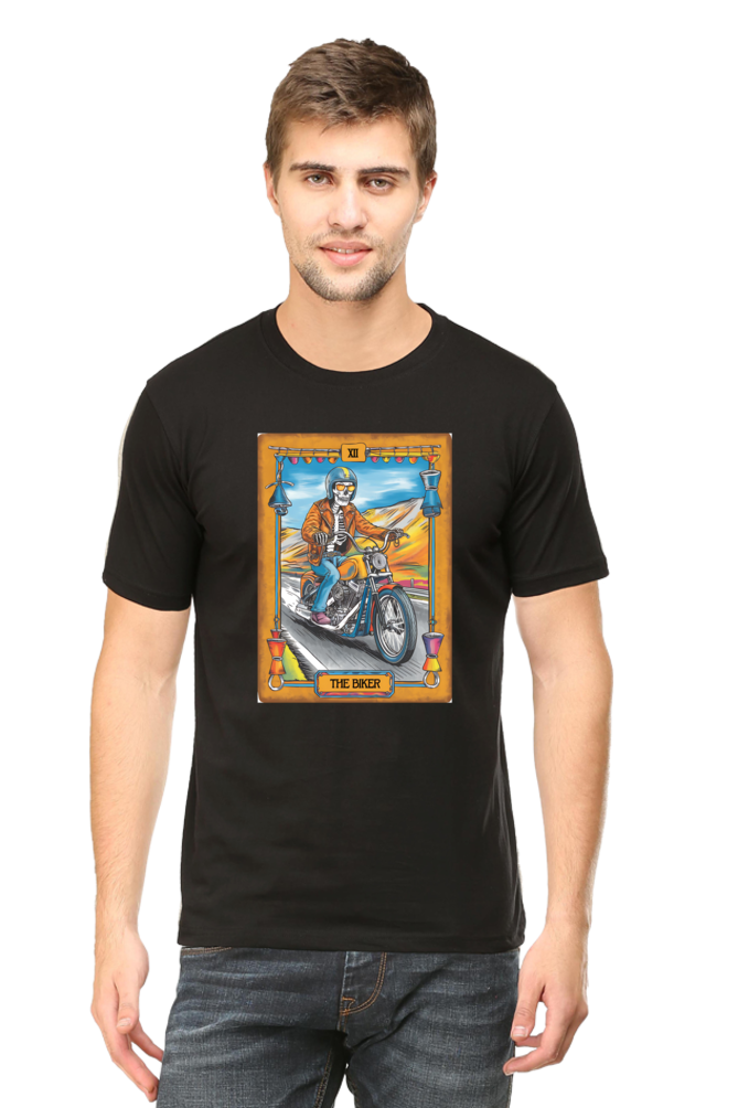 The Biker Skeleton Tarot T-Shirt Unisex | Unfiltered