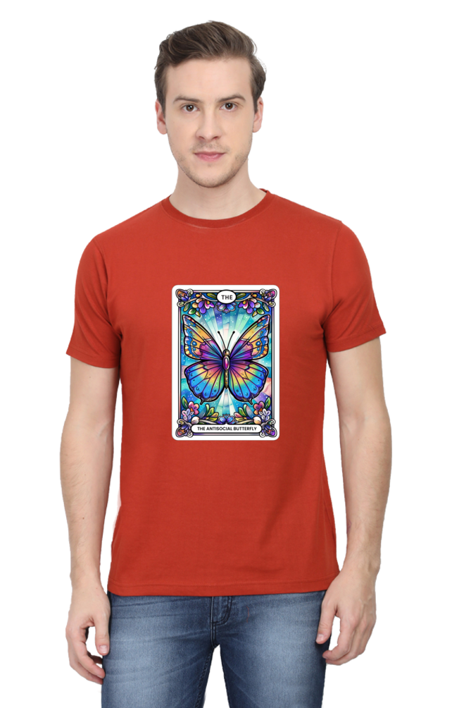 The Anti-social Butterfly Unisex Tarot T-shirt | Unfiltered