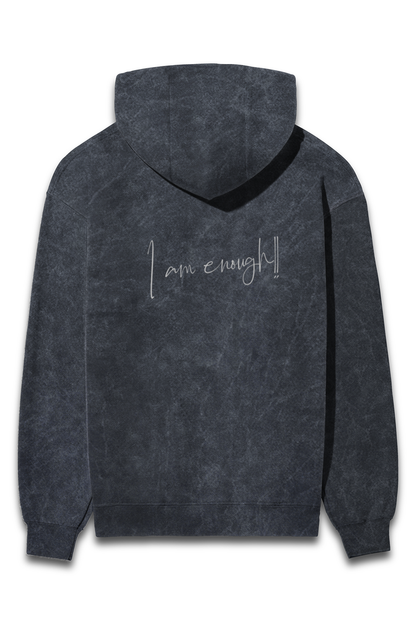 I am Enough Unisex Hoodie (Back & Pocket Design) | Unfiltered