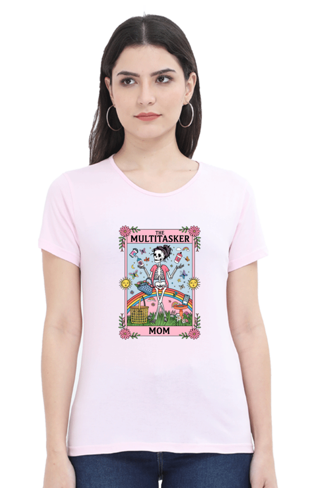 The Multitasker Mom Tarot Inspired Design T-shirt for Women | Unfiltered