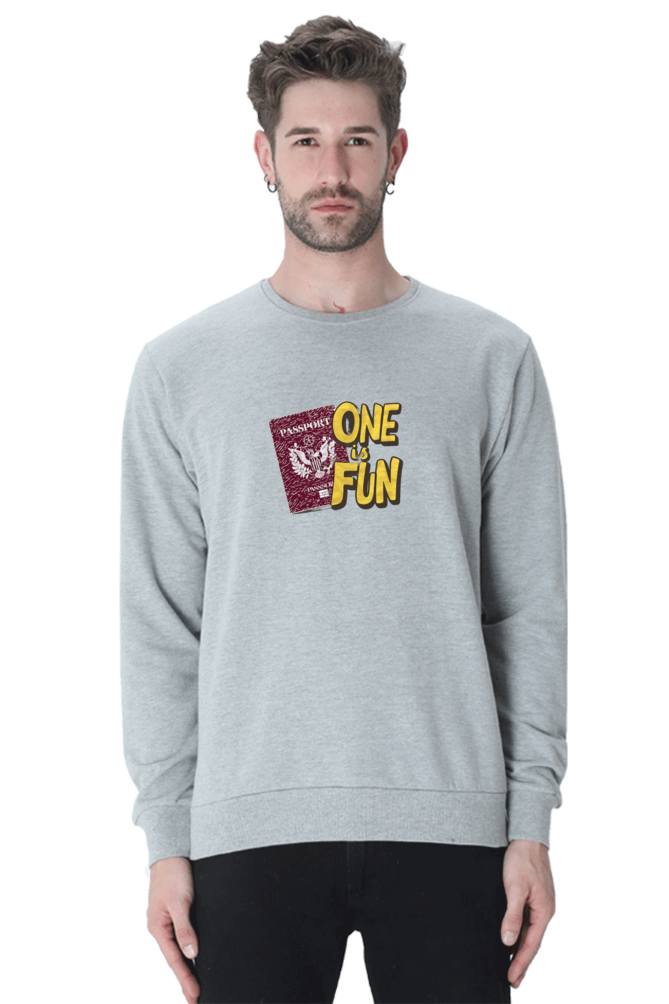 One is Fun Unisex Sweatshirt | Unfiltered - Unfiltered
