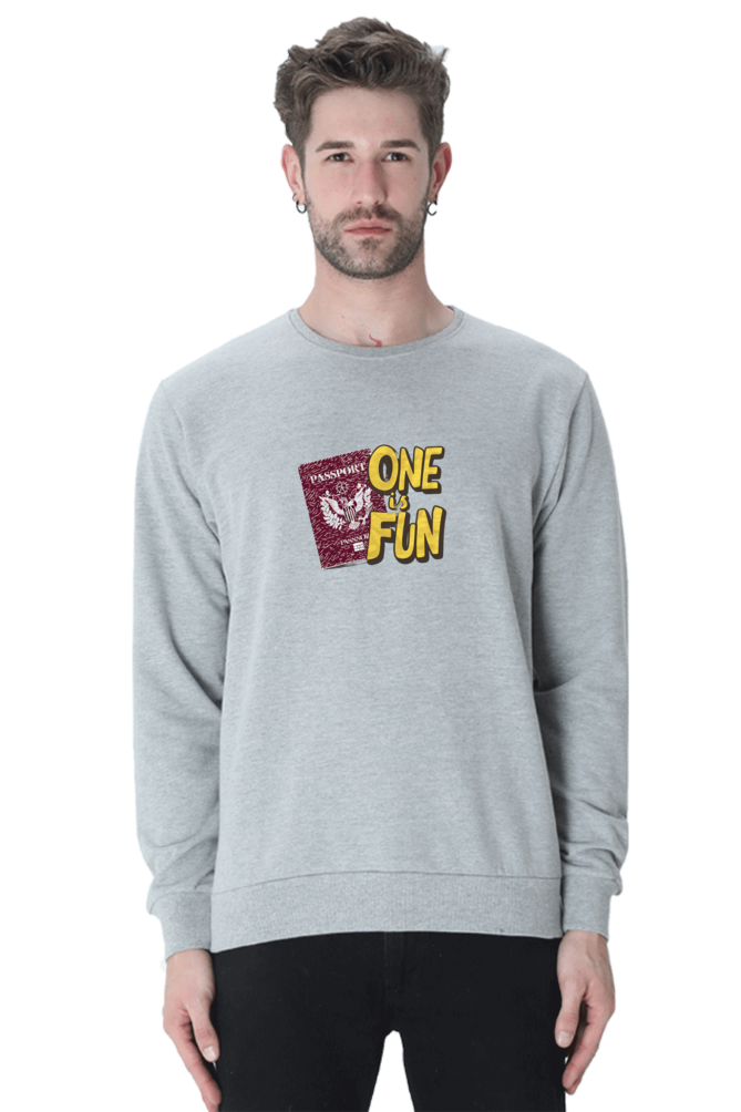 One is Fun Unisex Sweatshirt | Unfiltered - Unfiltered