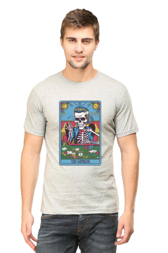 The gambler Skeleton Tarot inspired Unisex T-Shirt | Unfiltered