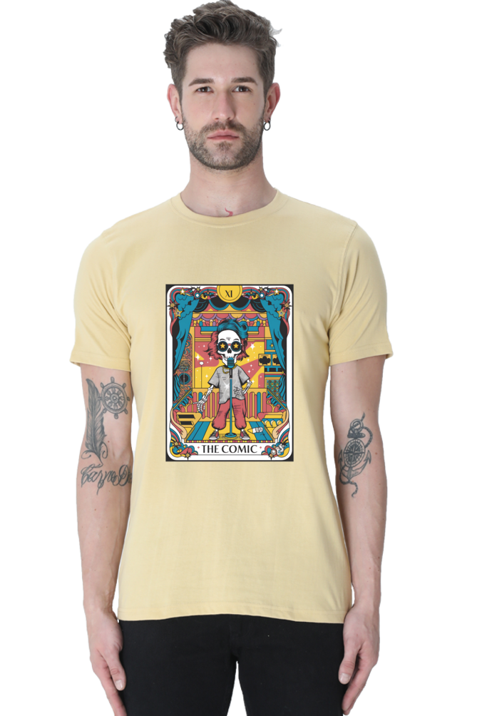 The Comic Skeleton Tarot Design Unisex T-Shirt| Unfiltered