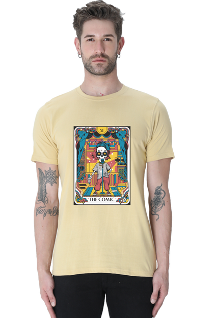 The Comic Skeleton Tarot Design Unisex T-Shirt| Unfiltered