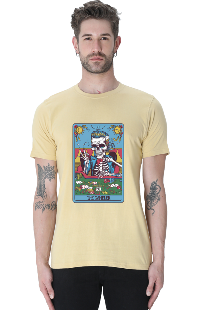 The gambler Skeleton Tarot inspired Unisex T-Shirt | Unfiltered