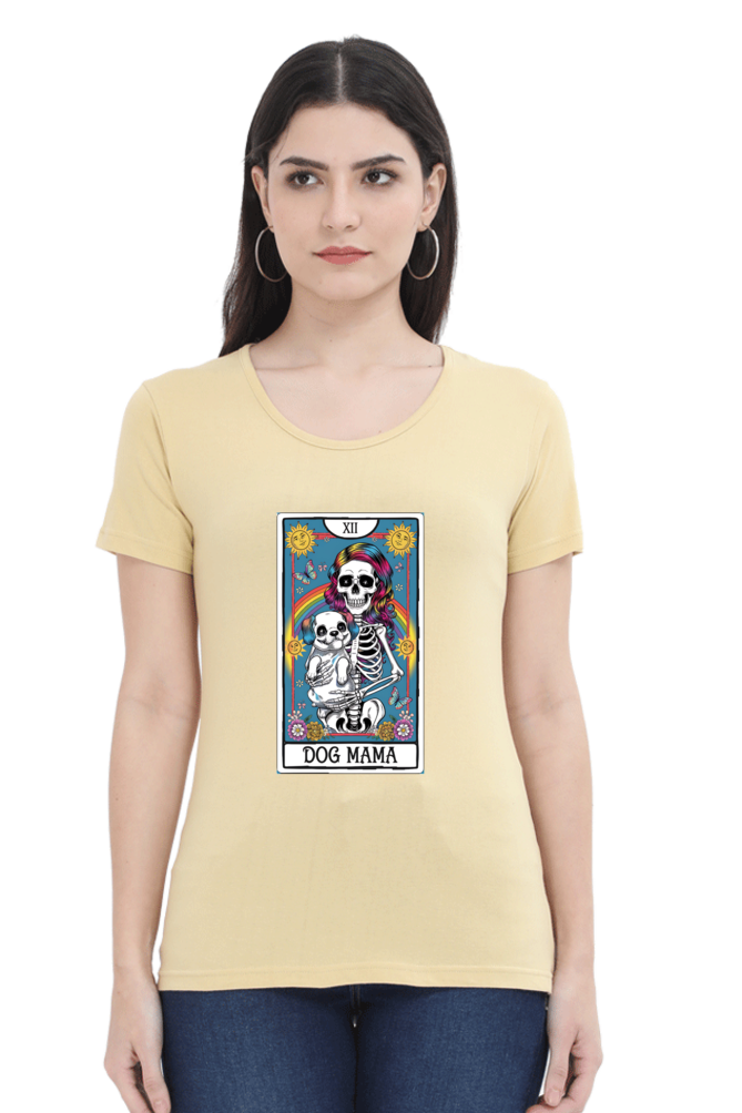 The Dog Mom Tarot Design Inspired T-Shirt for Women | Unfiltered - Unfiltered