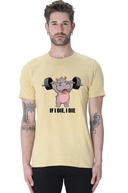 Mudeng , I die if I die Unisex workout T-shirt| Unfiltered