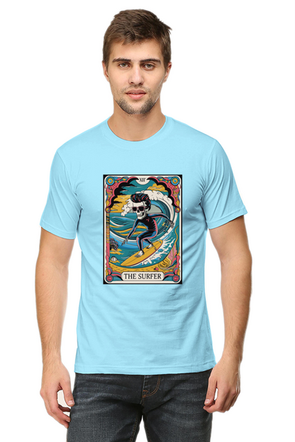 The Surfer Skeleton Tarot Unisex T-shirt | Unfiltered