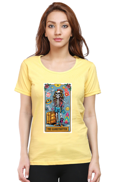 The Globe Trotter Female Tarot Card Unisex T-Shirt| Unfiltered