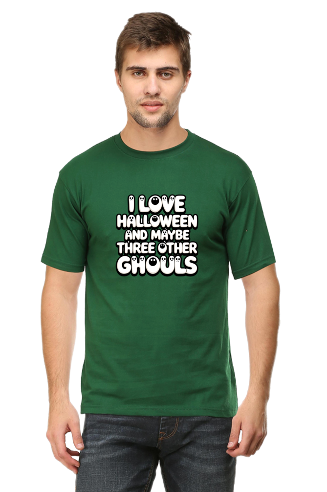 I love Halloween & May be three other ghouls Unisex T-Shirt| Unfiltered