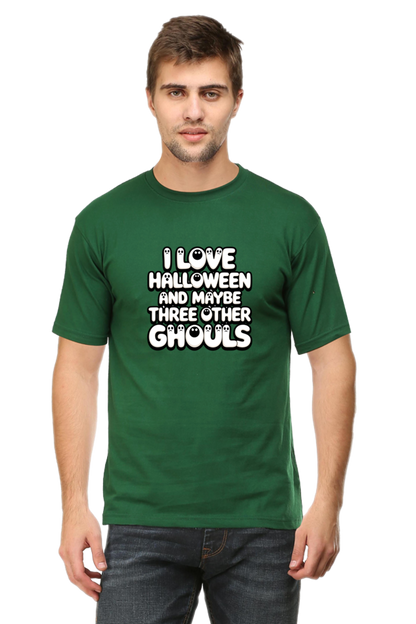 I love Halloween & May be three other ghouls Unisex T-Shirt| Unfiltered