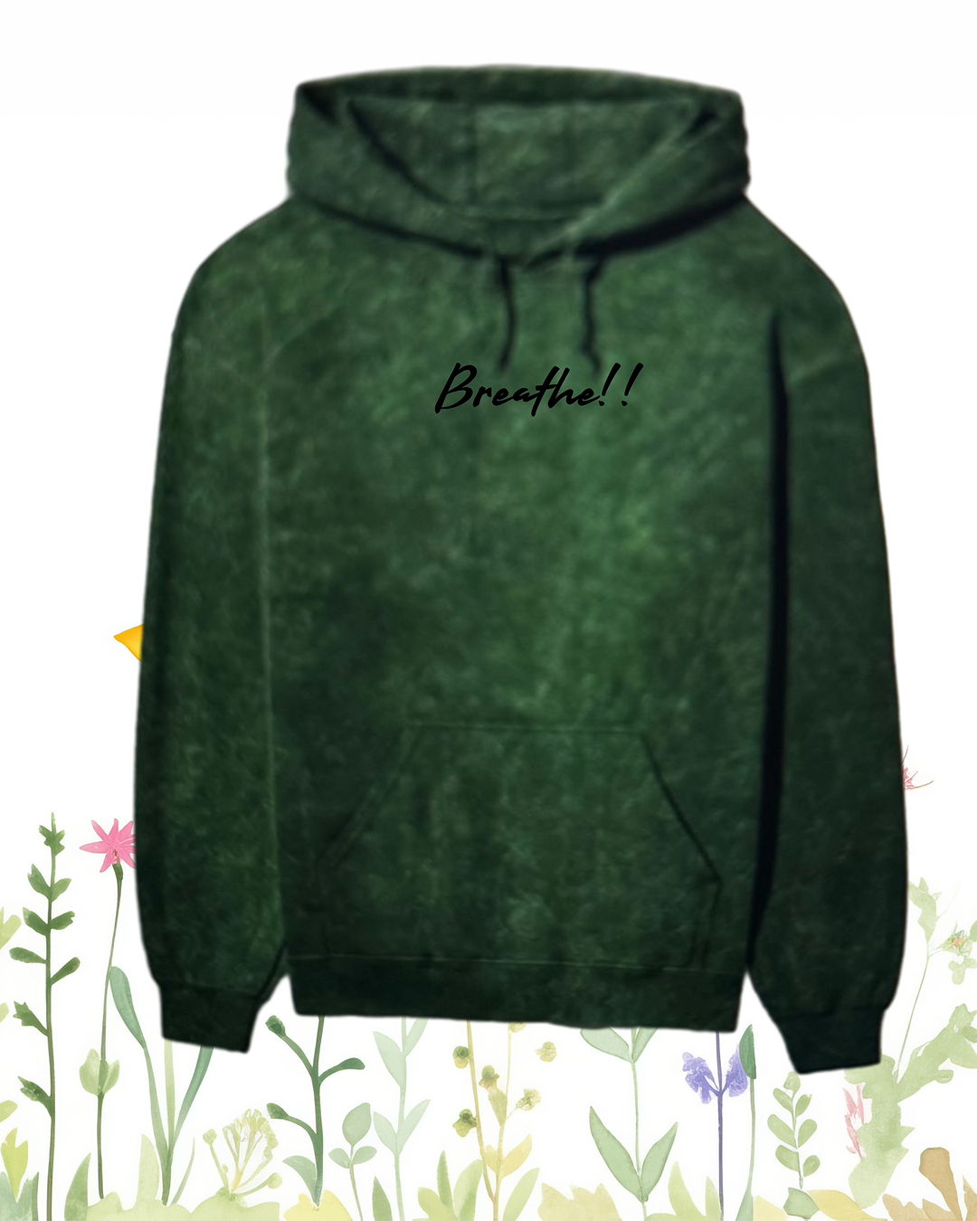 Breathe Unisex Stonewashed Hoodie | Unfiltered - Unfiltered